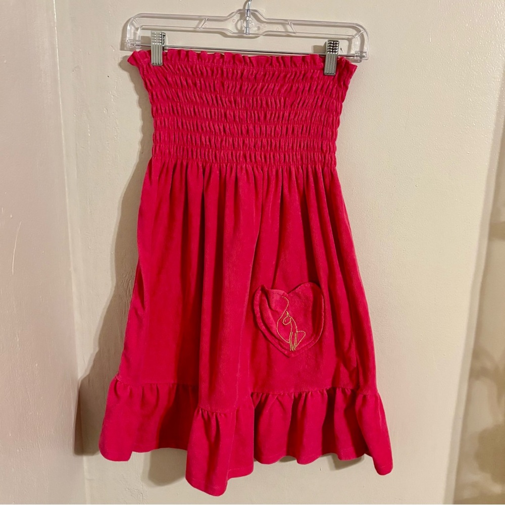 Pink baby phat terry cloth dress